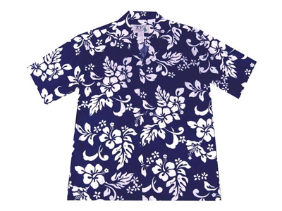 Hibiscus Lei Women's Hawaiian Shirt - Ky's Hawaiian Shirts