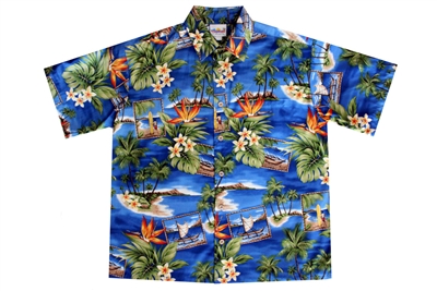 Men's Oahu Medley Hawaii Shirt